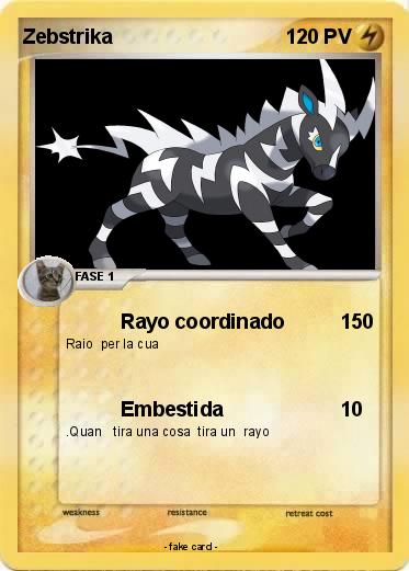 Pokemon Zebstrika