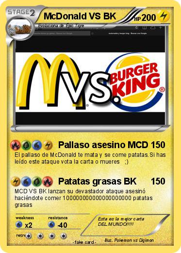 Pokemon McDonald VS BK
