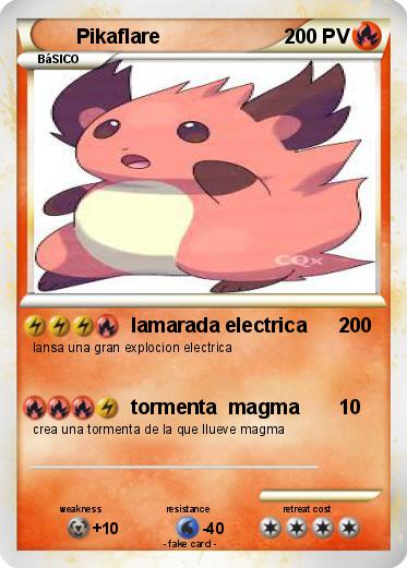 Pokemon Pikaflare