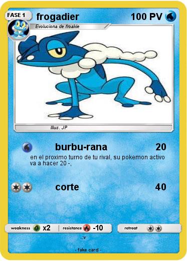 Pokemon frogadier