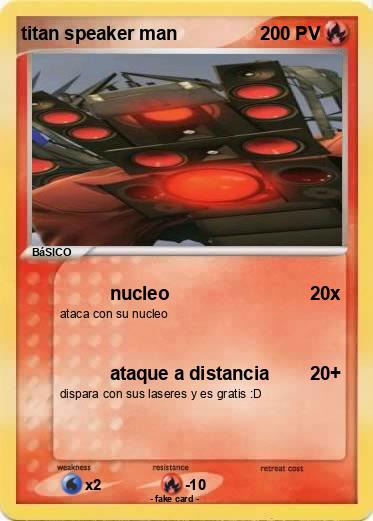 Pokemon titan speaker man