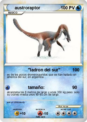 Pokemon austroraptor