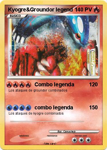 Pokemon Kyogre&Groundor legend