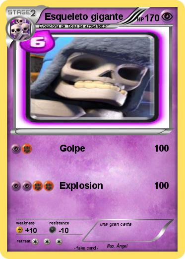 Pokemon Esqueleto gigante