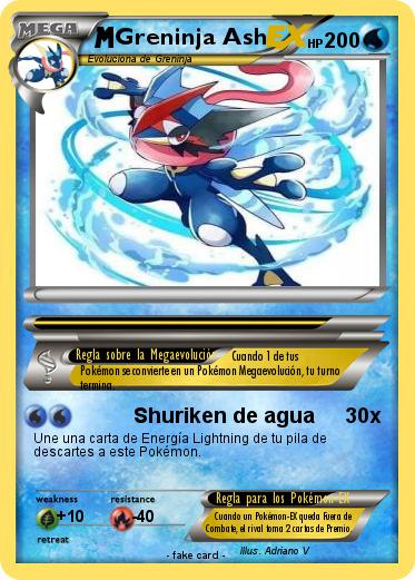 Pokemon Greninja Ash