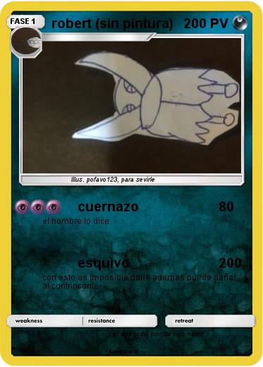 Pokemon robert (sin pintura)