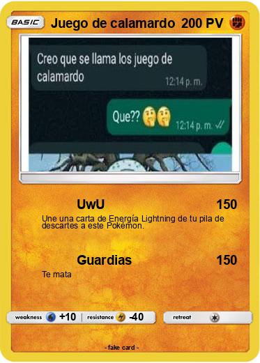 Pokemon Juego de calamardo
