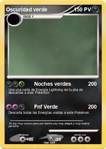 Pokemon Oscuridad verde