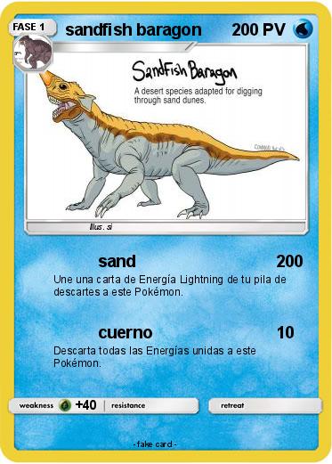Pokemon sandfish baragon