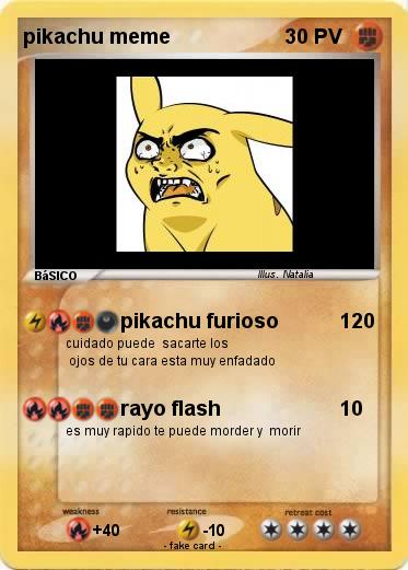 Pokemon pikachu meme