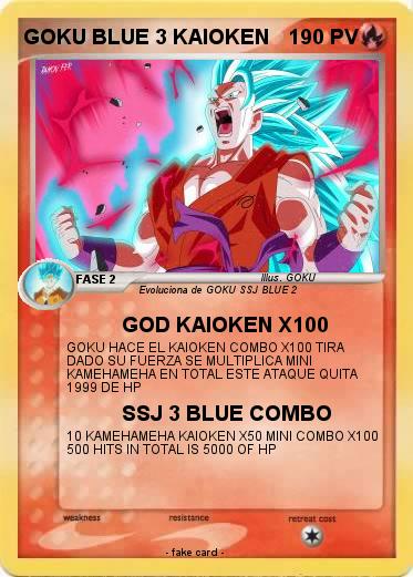 Pokemon GOKU BLUE 3 KAIOKEN