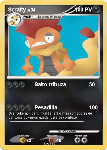 Pokemon Scrafty