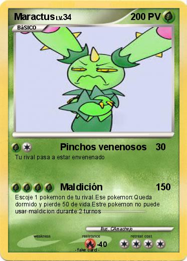 Pokemon Maractus