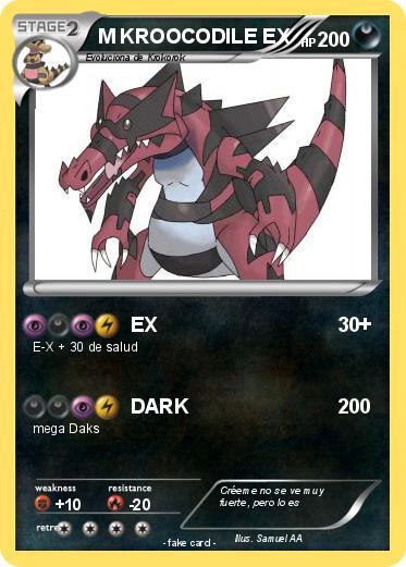 Pokemon M KROOCODILE EX