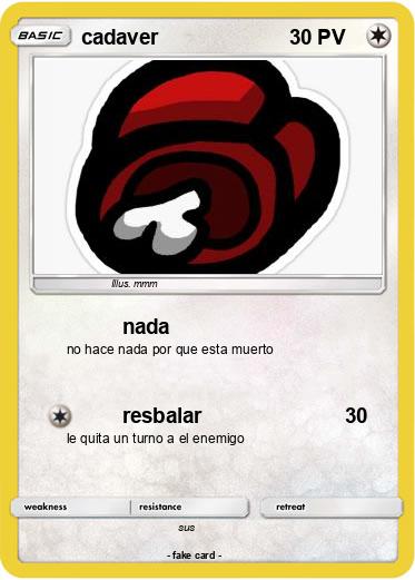 Pokemon cadaver