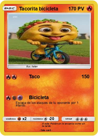 Pokemon Tacorita bicicleta