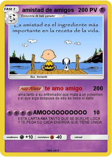 Pokemon amistad de amigos