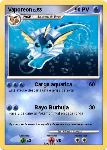 Pokemon Vaporeon Pokemon Vaporeon
