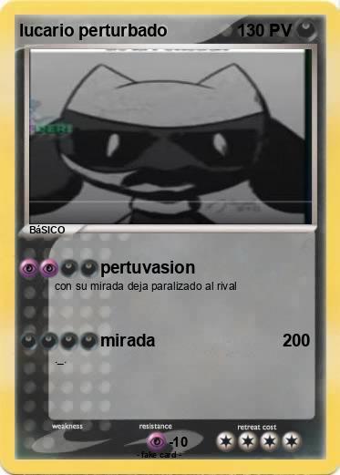 Pokemon lucario perturbado