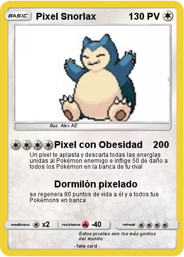 Pokemon Pixel Snorlax