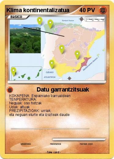 Pokemon Klima kontinentalizatua