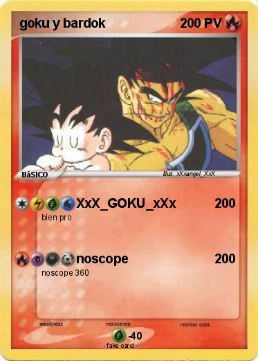 Pokemon goku y bardok