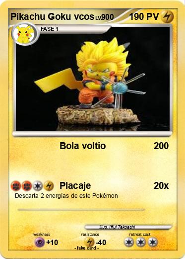 Pokemon Pikachu Goku vcos