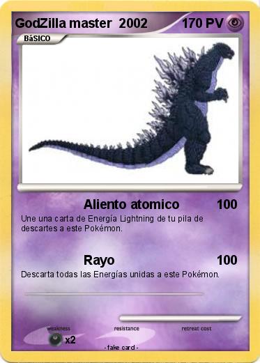Pokemon GodZilla master  2002