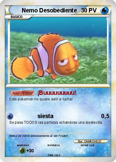 Pokemon Nemo Desobediente