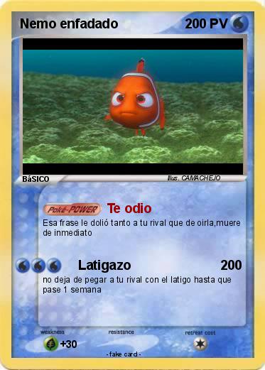 Pokemon Nemo enfadado
