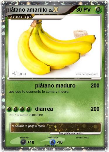 Pokemon plátano amarillo