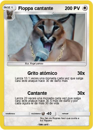 Pokemon Floppa cantante