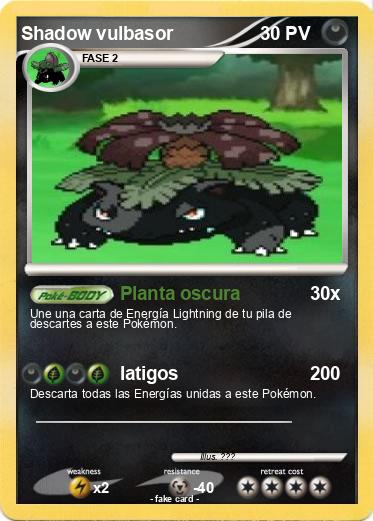 Pokemon Shadow vulbasor