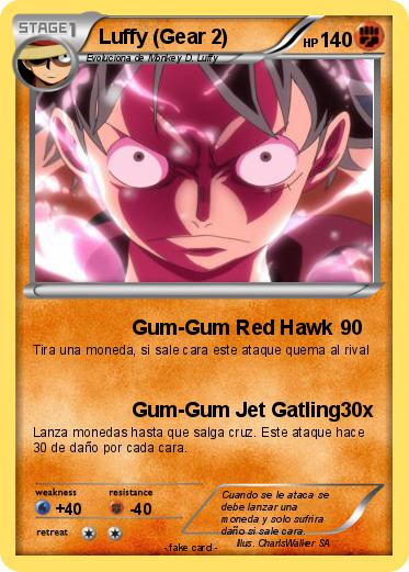 Pokemon Luffy (Gear 2)