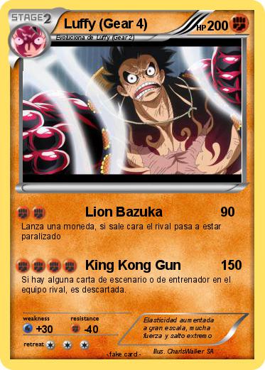 Pokemon Luffy (Gear 4)