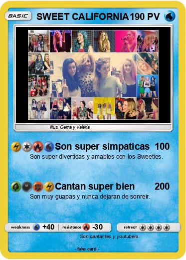 Pokemon SWEET CALIFORNIA