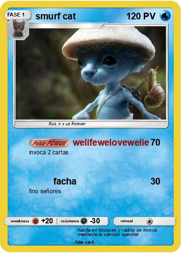 Pokemon smurf cat