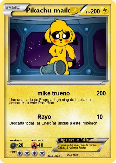 Pokemon Pikachu maik