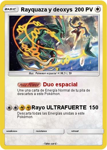 Pokemon Rayquaza y deoxys
