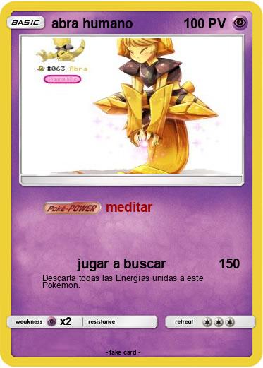 Pokemon abra humano