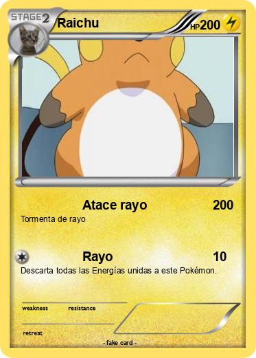Pokemon Raichu