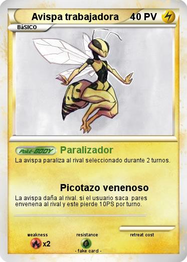 Pokemon Avispa trabajadora