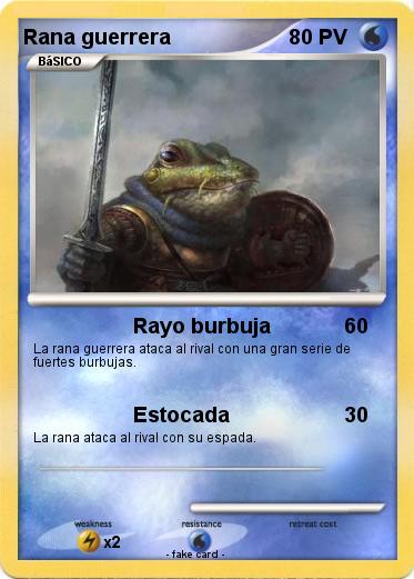 Pokemon Rana guerrera