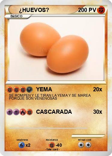 Pokemon ¿HUEVOS?