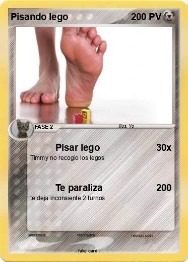 Pokemon Pisando lego