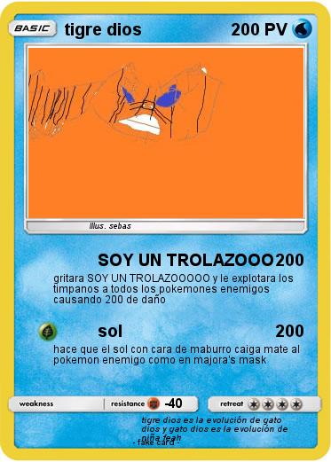 Pokemon tigre dios