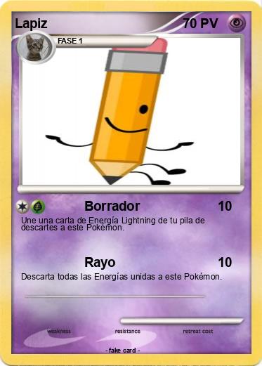 Pokemon Lapiz