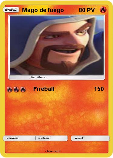 Pokemon Mago de fuego