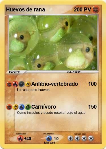 Pokemon Huevos de rana