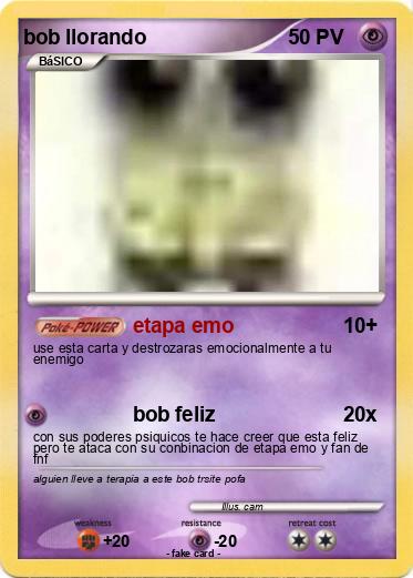 Pokemon bob llorando